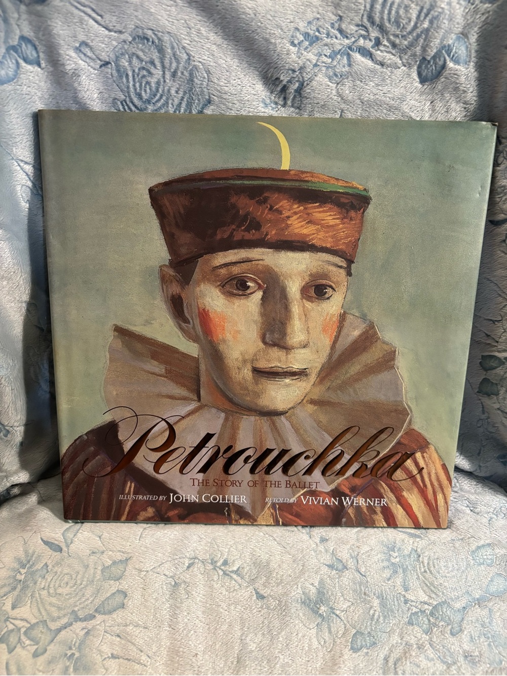 Petrouchka Coffee Table Book — Cream & Brown Illustrated Portrait